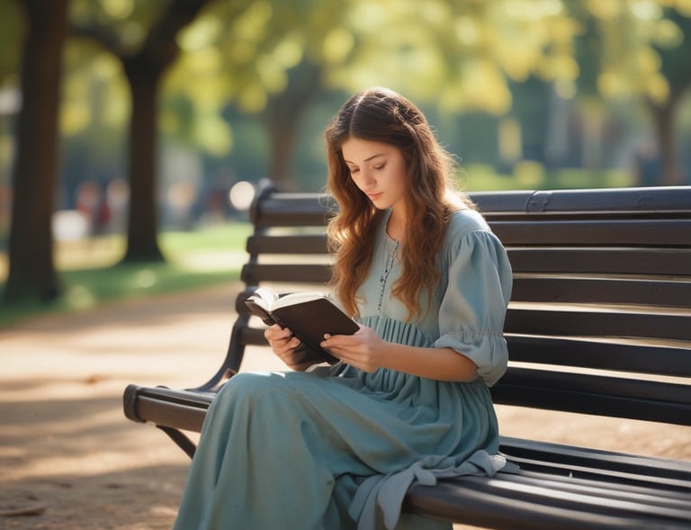 A cozy reading nook with soft pillows and a stack of faith-inspired e-books.