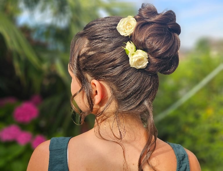 chignon mariée