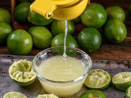 Add lime with ginger
