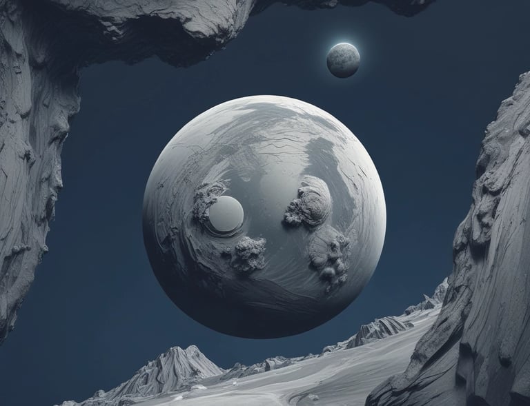 a blue planet with a black background