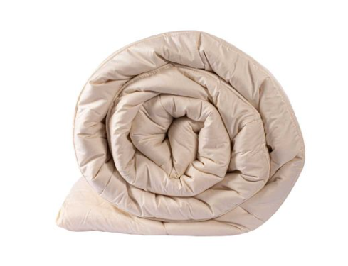 GOTS organic merino wool lightweight comforter by Sleep and Beyond.