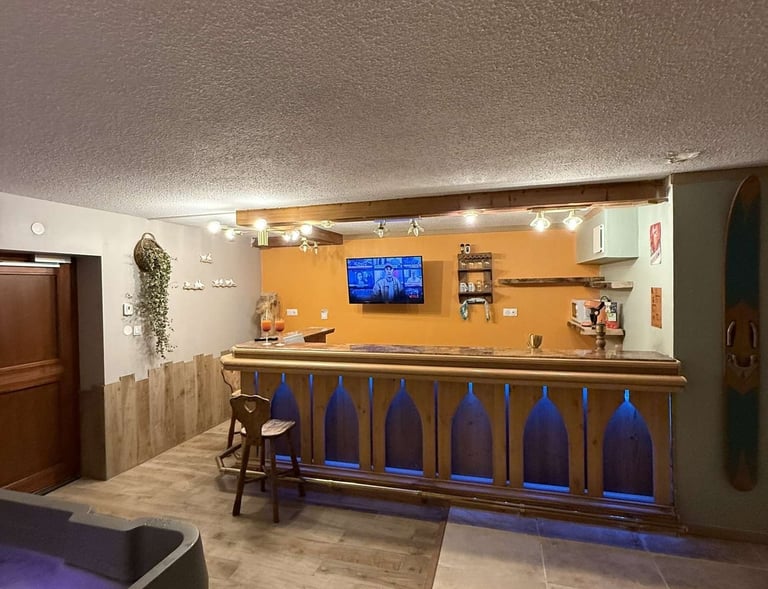 Logement love room avec bar privatif à Genéve