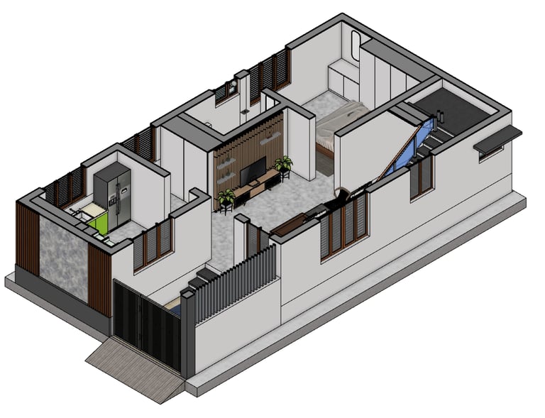 3D Exterior and Interior Drawing for Residential and Commercial Building Construction in Thanjavur