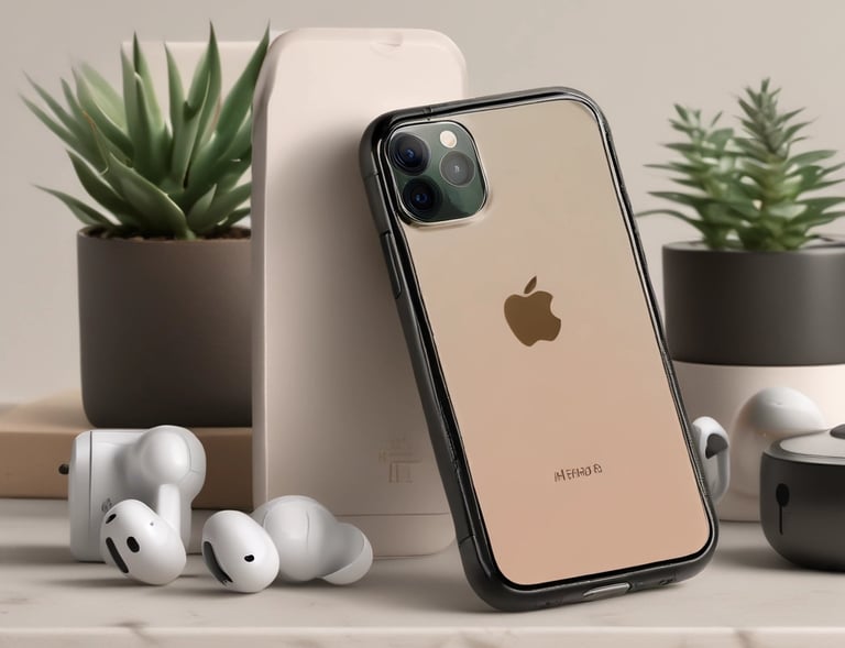 A shop display with an assortment of colorful backpacks and footwear on shelves. The adjacent store features promotional posters for a 20MP Softlight Camera smartphone by Vivo. Inside, there's a clean, modern interior with lit displays.