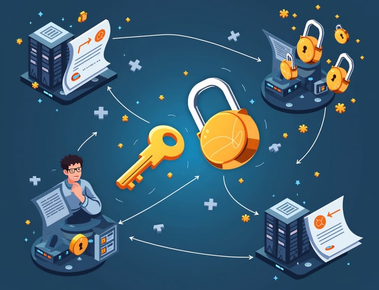 bir adam, bilgisayarlar, kilit işaretleri