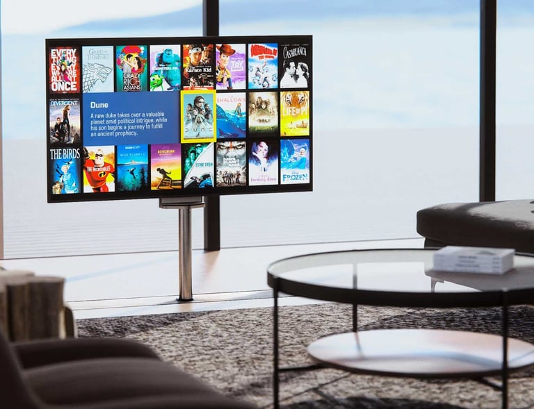 Motorized Out Of The Floor TV Lift
