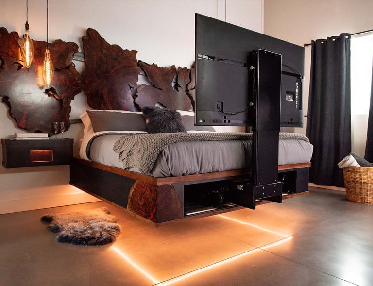 Motorised Under Bed TV Lift