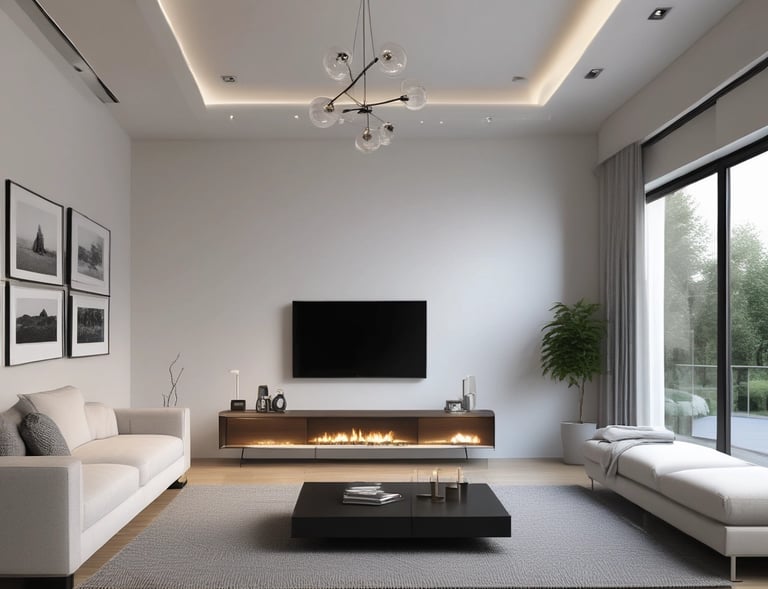 A smartphone with a colorful home screen lies on a flat surface near the edge of a laptop. The phone's screen displays various app icons organized in a grid pattern. The laptop is partially open, showing the keyboard and part of the screen. Soft lighting reflects off the surfaces, creating a calming ambiance.