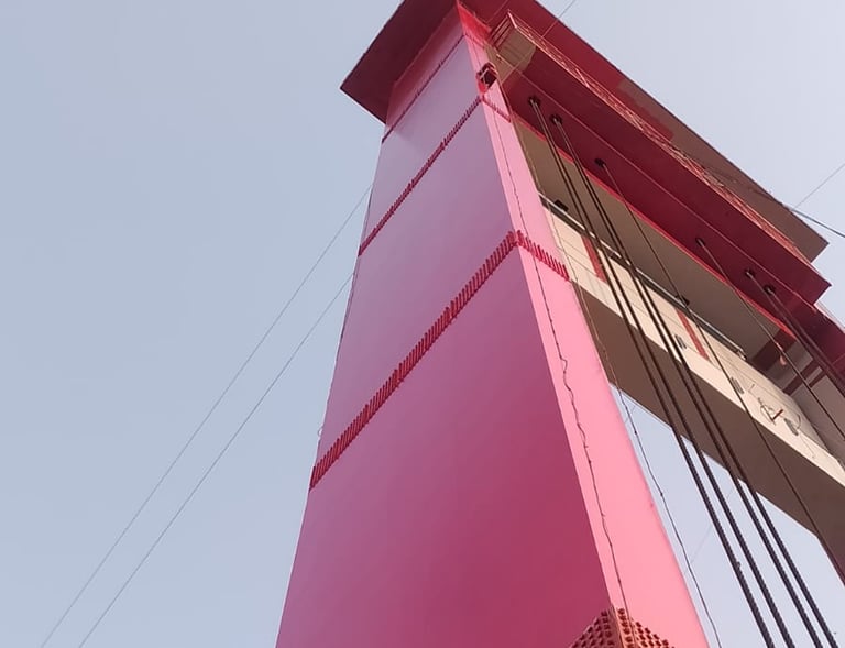 Coating Jembatan Ampera Palembang