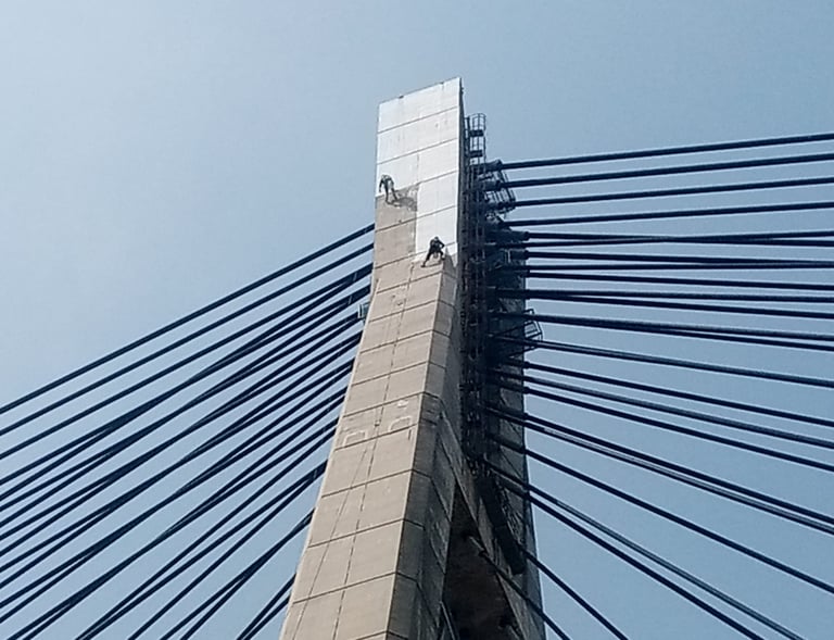 Coating Jembatan Barelang Batam