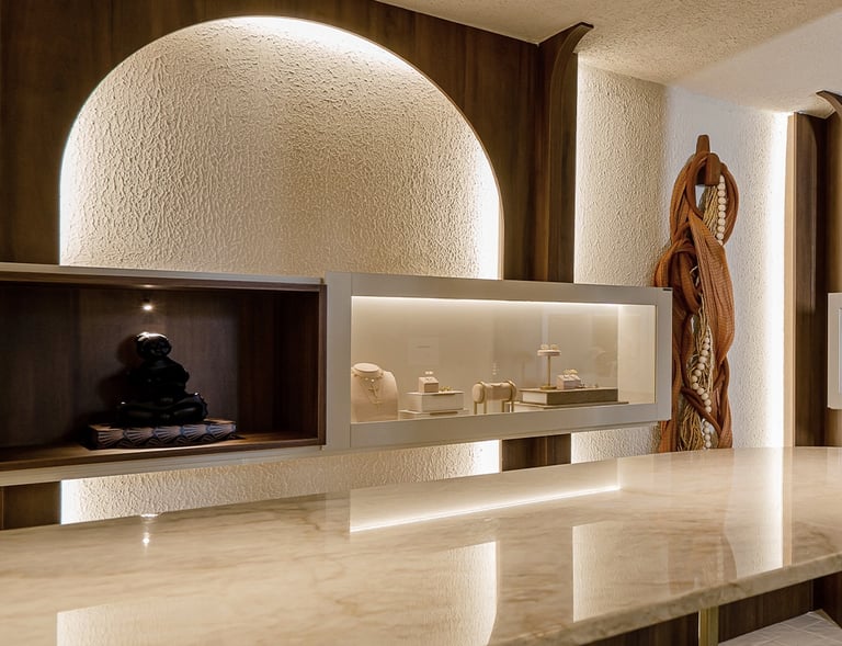 a counter top with a counter top and a counter top