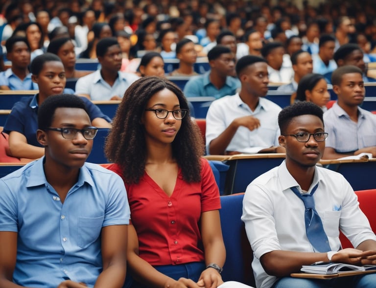 A workshop session is taking place in a conference room. Several people are seated around tables with water bottles in front of them, while a speaker stands near a whiteboard and speaks to the audience. A large screen displays a presentation or document, and another person sits near the screen. The room is well-lit and the atmosphere appears professional.