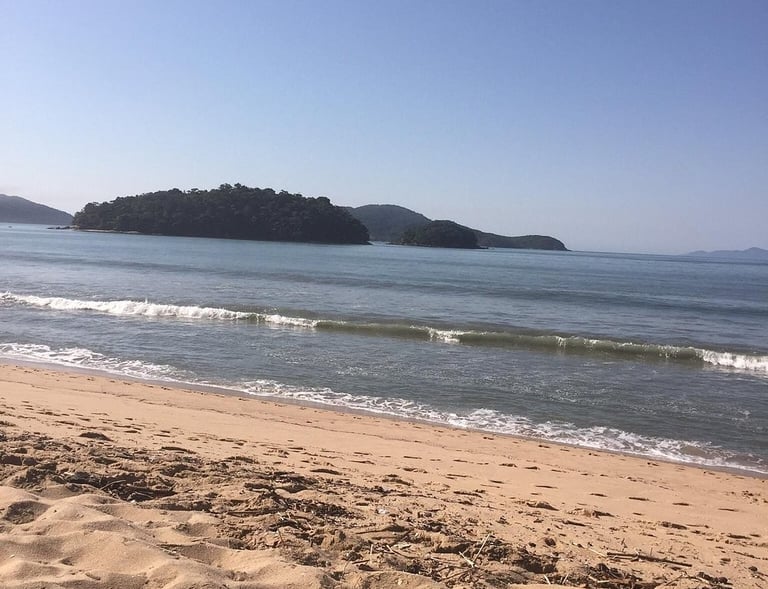 Ilha da cocanha com restaurante