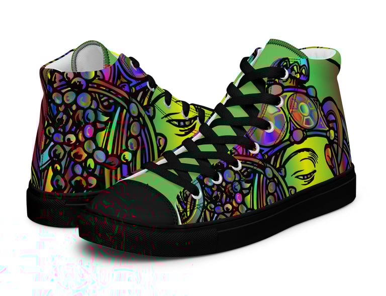 Das Hot high top sports shoes multi colors sade view