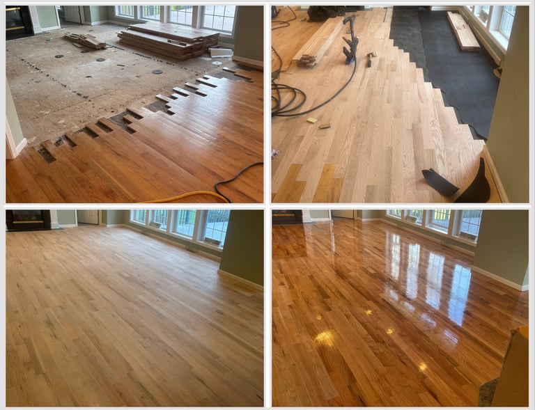 Hardwood floors add on