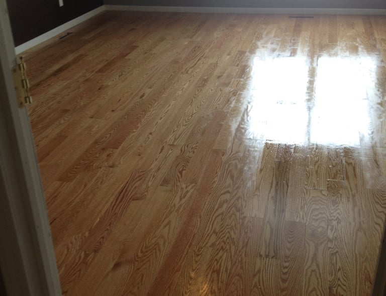 Refinished hardwood floors