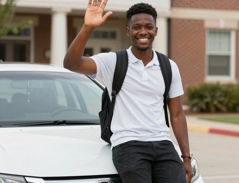 Close-up of a technician replacing an air filter with American-made Wix filters visible.