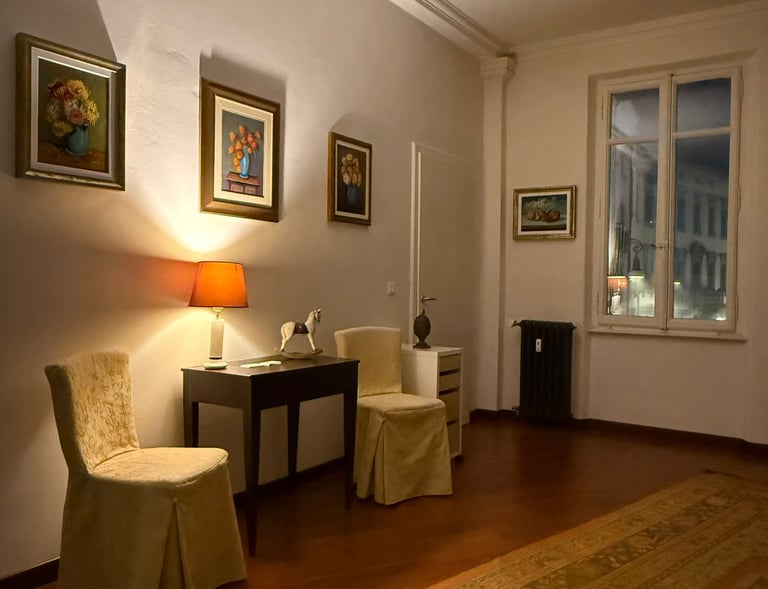 Sala d'attesa dello Studio in Udine della dottoressa Alessandra Tomasin Psicologa