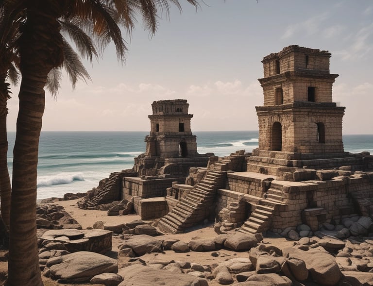 A vibrant market street in Marrakech bustling with colorful textiles and spices under a bright sun.