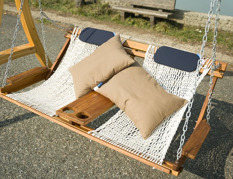 Hammock solid wood chair porch swing of Saniwerke brand