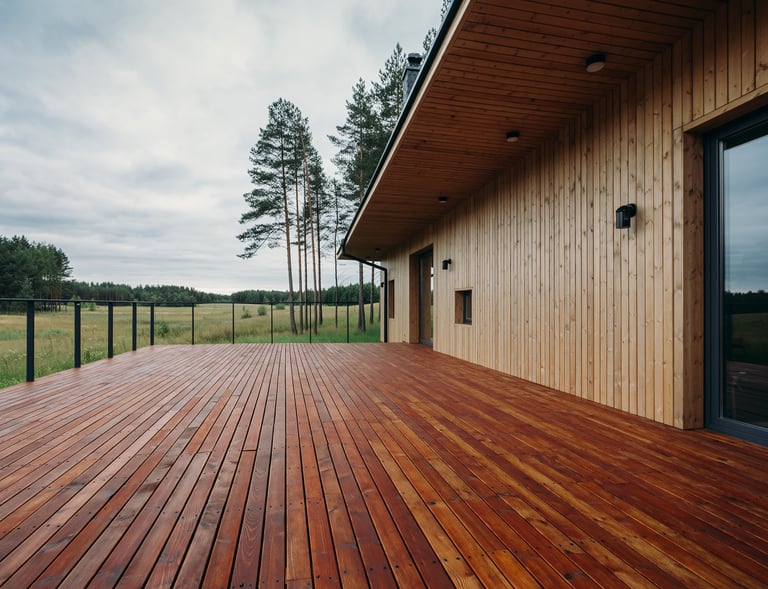 Bangkitai medienos terasa. ilgaamžė. Alyvuota