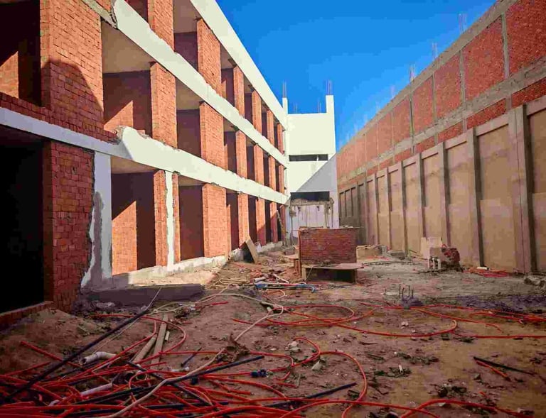 Balcony view from Aurora Palace Compound Hurghada apartments