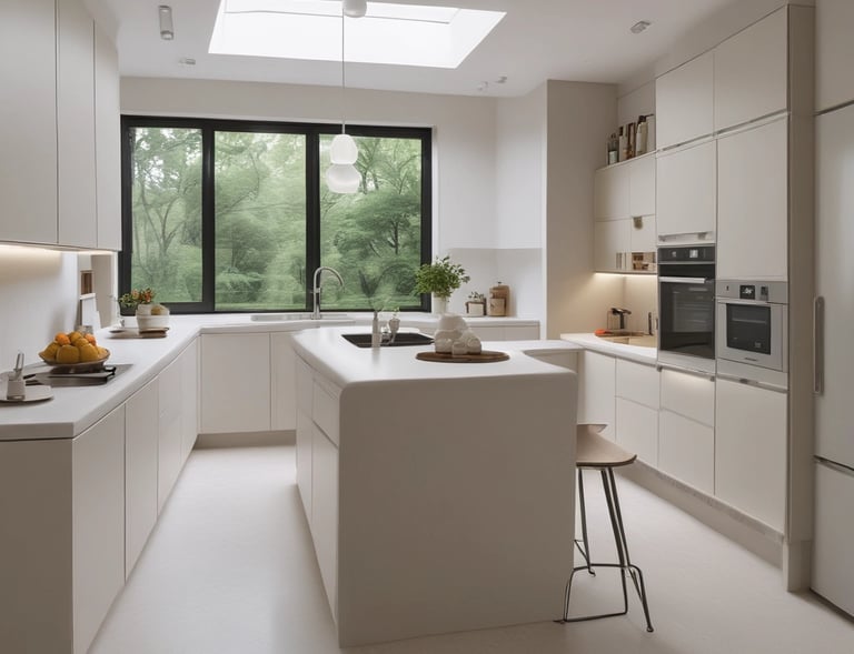 Modern bathroom renovation featuring sleek tiles, a walk-in shower, and contemporary fixtures.