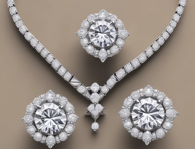 Close-up of a delicate platinum ring with a sparkling lab-grown diamond set in a minimalist band.