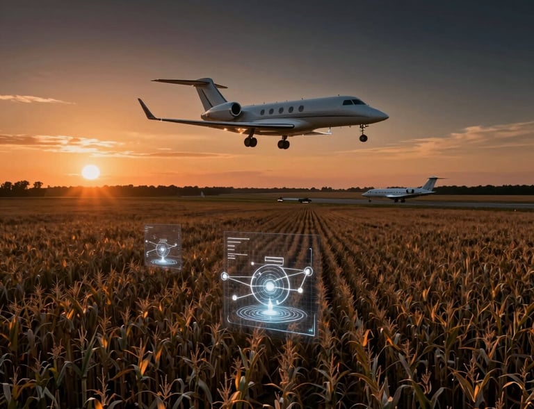 Team members collaborating around a table with notebooks and laptops, blending tech and tradition.