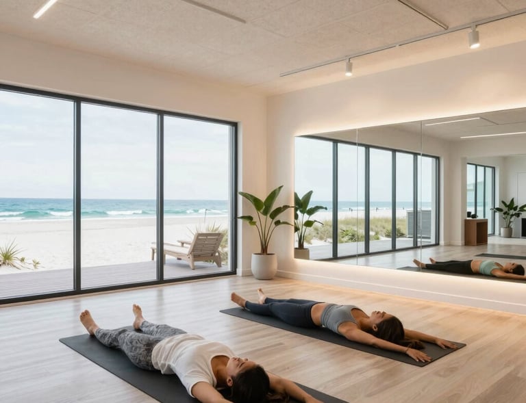 website design page tailored for a Ponte Vedra Beach yoga studio