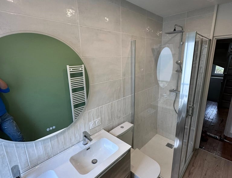 salle de bains neuve