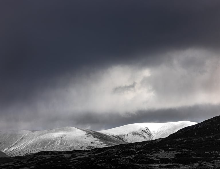 Snow on the tops in the Lake District