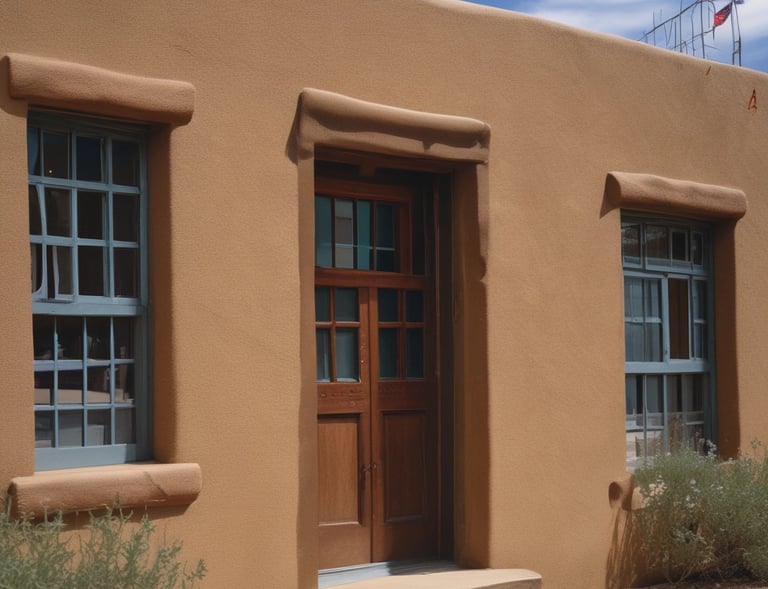 Bryan Wempen signing a book at a cozy Santa Fe bookstore.