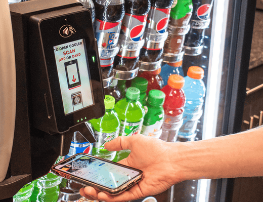 Advanced payment methods for a vending machine 