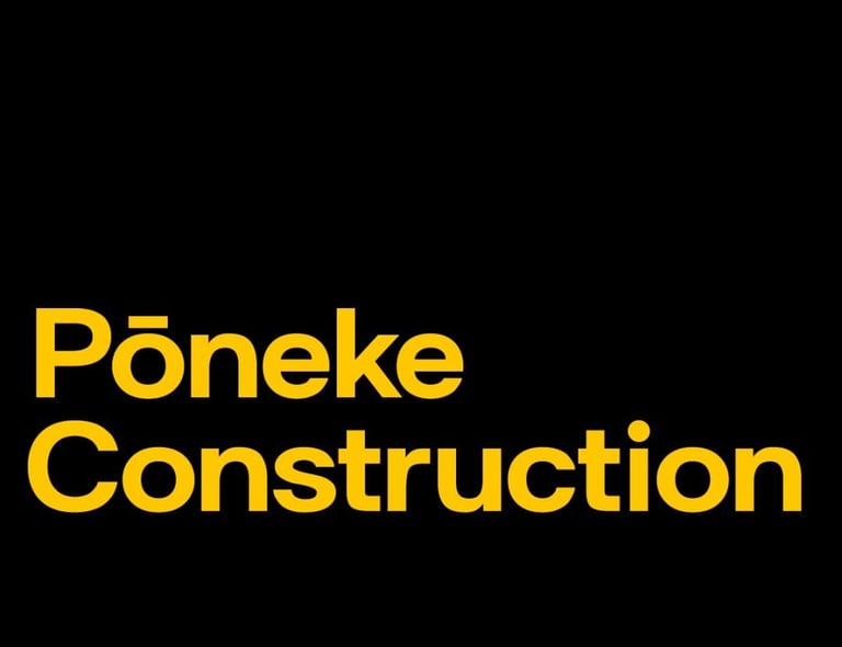 Pōneke Construction logo