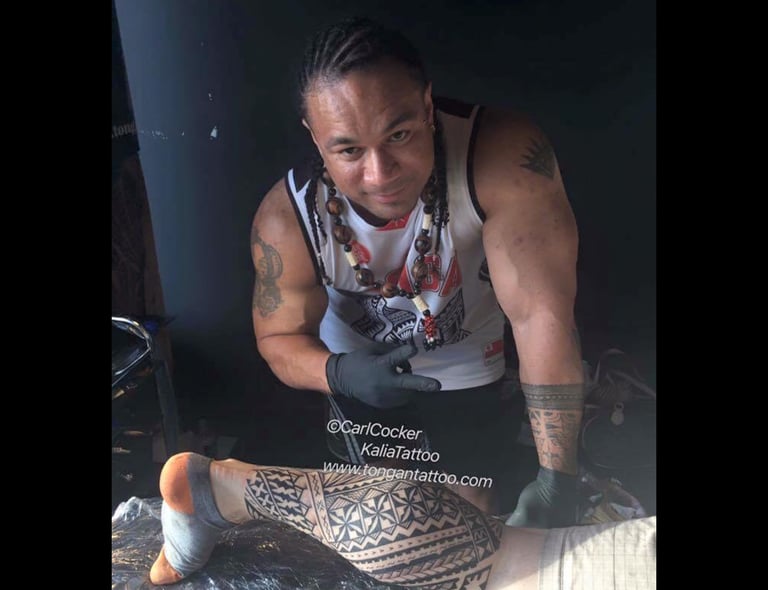 carl cocker polynesian tattoo artist brisbane sydney perth melbourne australia 