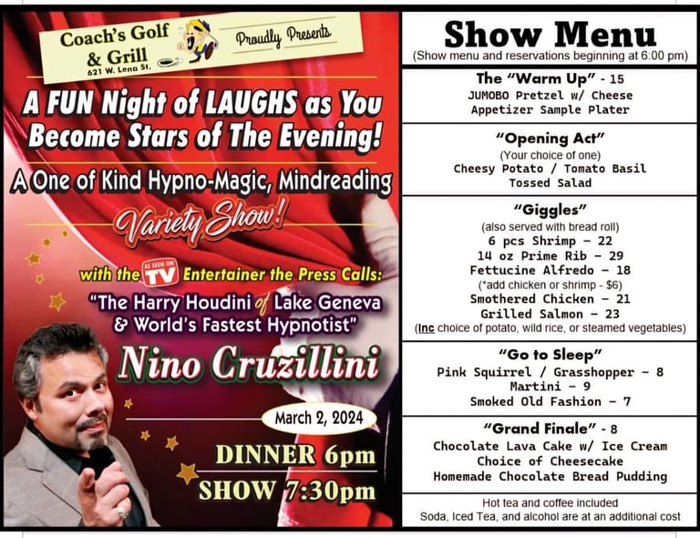 Lena IL Comedy Hypnotist Nino