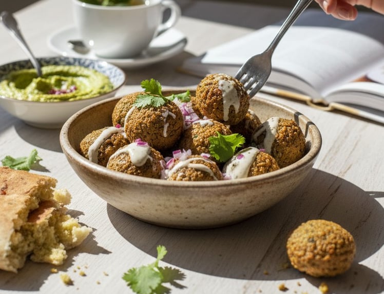 fallafel atelier cuisine libanaise salé Ajaccio Corse