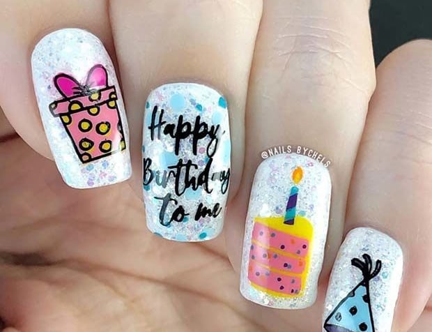 Nail Art for kids birthday party