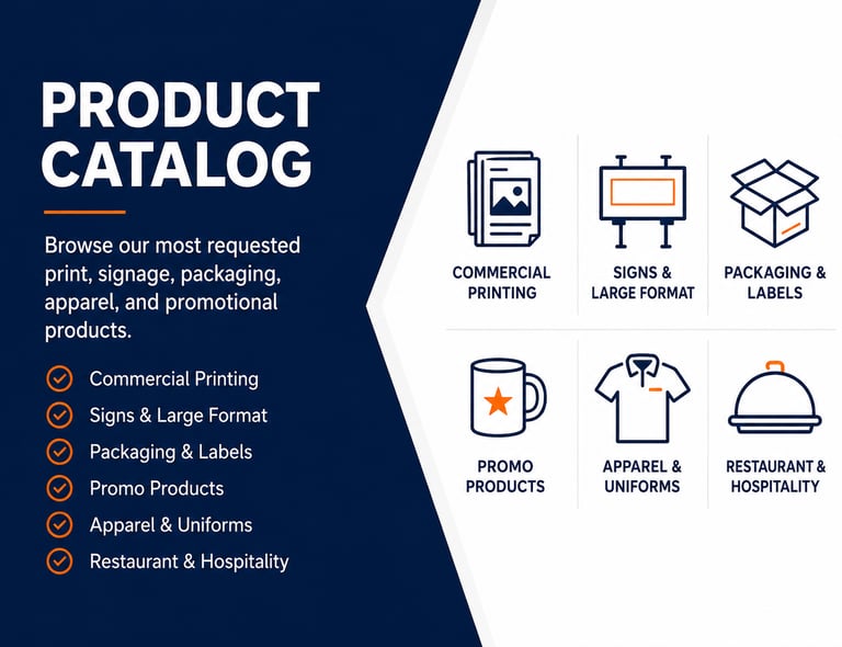 easyway print solutions product catalog commercial printing