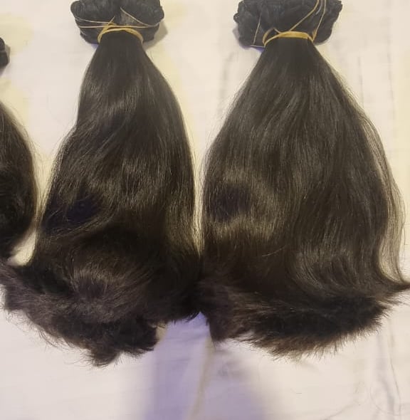 Indian Straight Hair Extensions - Natural Black