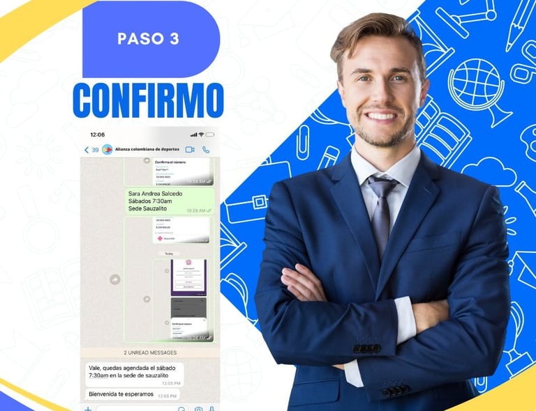 Curso de natacion formas de pago paso 3