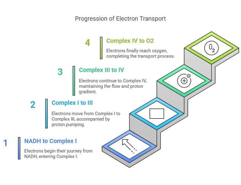 ETC progress of electrons