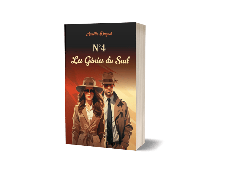 Livre broché "N°4 Les Génies du Sud", le roman policier d'Aurélie Dugast.