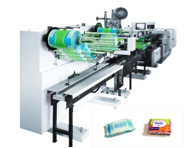 물티슈자동포장기계 DS-6000DLS 이중실링