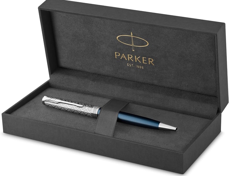 Bolígrafo Parker de lujo en caja de regalo, idea elegante de regalo para hombre