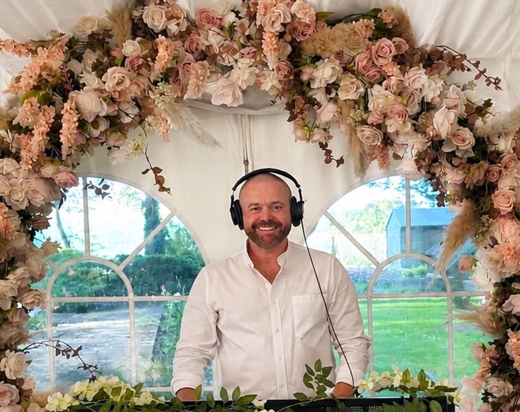 Wedding DJ in the Cotswolds - Funkomatic DJing at a wedding Karma Salford Hall