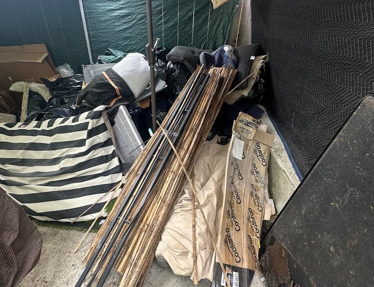 Attic junk hauling & debris removal by SFC Junk Removal across the Bay Area.