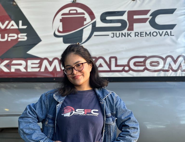 Professional cardboard hauling by SFC team across the Bay Area.