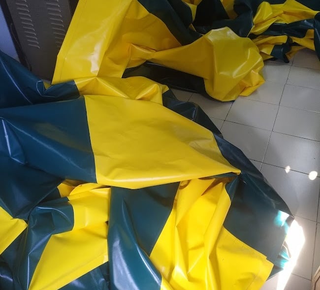 PVC awning combination fabric